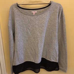 Comfortable gray pullover